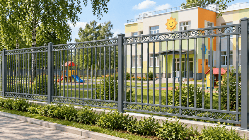 Заборы из профильной трубы