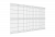 Забор из 3D-панели 1,53х2,5 (оцинкованный) 3,8 мм